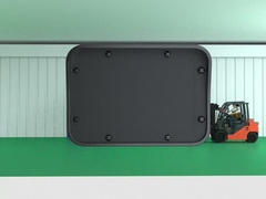 24.150 GHZ cảm biến cửa công nghiệp / Máy dò sóng vi sóng với hai rơle