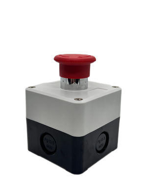 SK-1RL Nút bấm hình vuông mạnh mẽ 440V Đen Trắng Màu vàng Với thiết bị dừng khẩn cấp