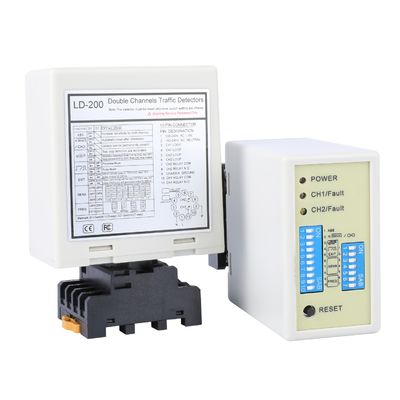 Máy phát hiện xe vòng kép với bảo mật tăng cường chống nhiễu điện xuyên mạch Relay Output Fault Relay Trọng lượng tổng cộng 300 G