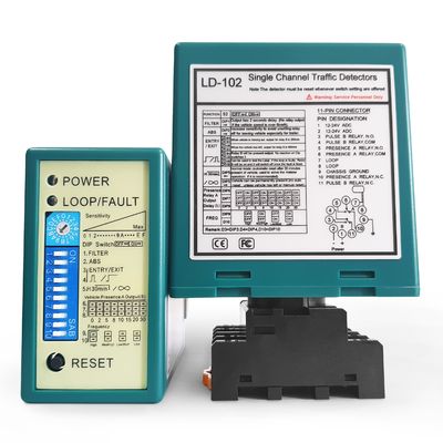 Máy phát hiện vòng lặp xe có hiệu suất cao, đơn kênh phản ứng nhanh và đáng tin cậy